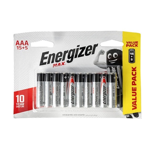 Energizer Max ALK AAA HP15+5 - Shams Shopping Centre Energizer  