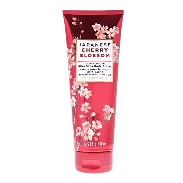 BBW Japanese Cherry Blossom Body Cream 226g - Shams Shopping Centre Bath & Body Works  