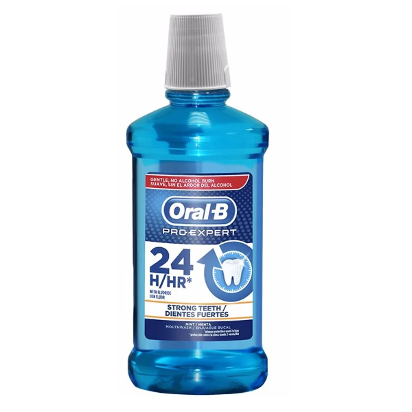 Oral-B Pro-Expert Strong Teeth Mint Mouth Wash 500ml - Shams Shopping Centre Oral-B  