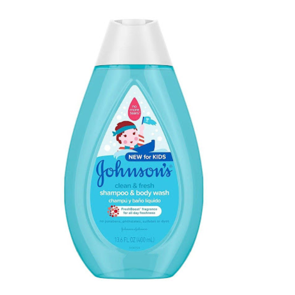 Johnson's Kids Clean & Fresh Shmapoo & Body Wash 400ml - Shams Shopping Centre Johnsons  