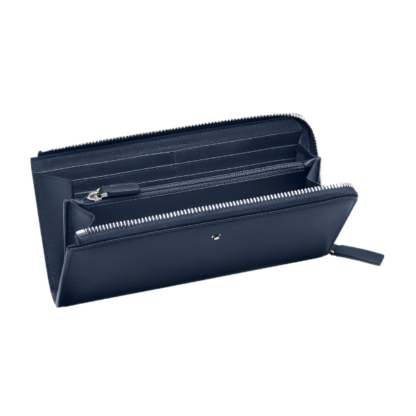 Montblanc Masterpiece Sfumato Wallet 12 CC Zip Around-123724 - Shams Shopping Centre Mont Blanc  