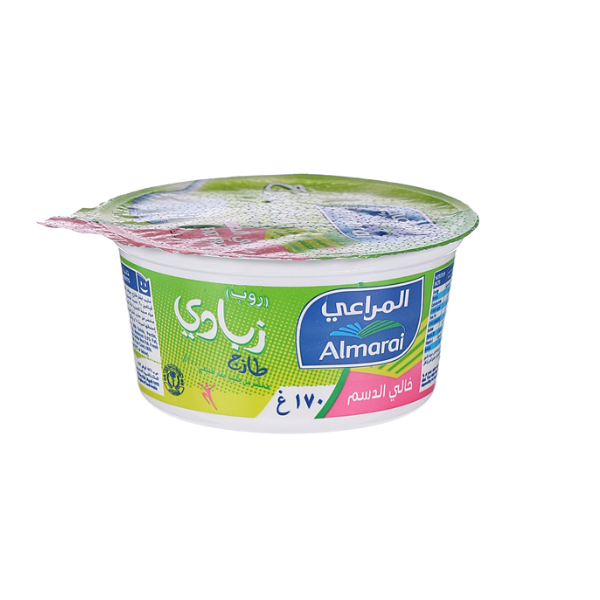 Almarai Plain Yoghurt Fat Free 170g