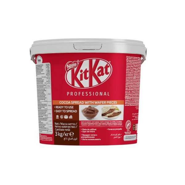 Kit Kat Cocoa Spread With Wafer Pieces 3kg - Shams Shopping Centre Nestle  
