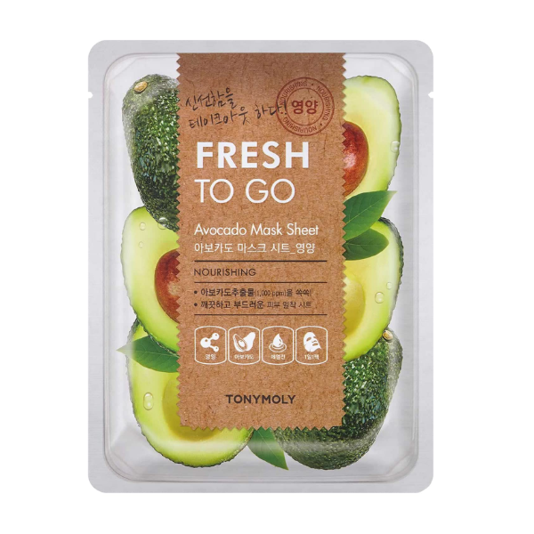 Tonymoly Fresh to Go Avocado Mask Sheet 1 st - Shams Shopping Centre Tonymoly  