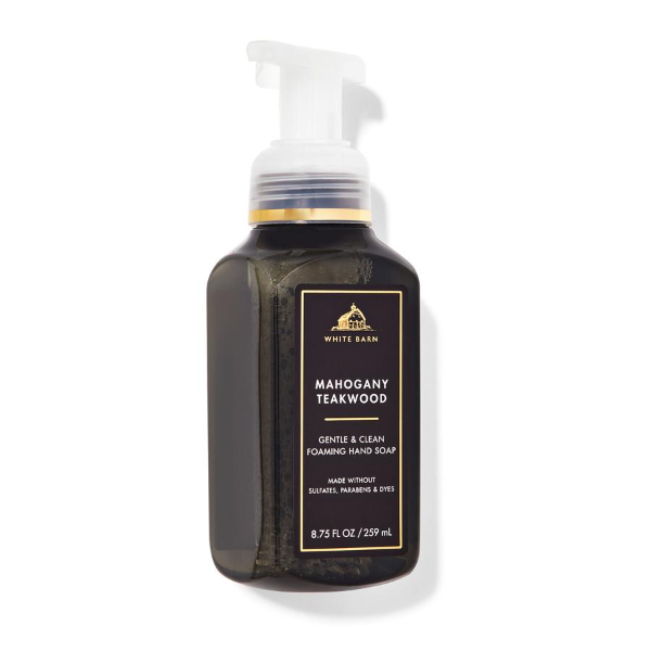 BBW White Barn Mahogany Teakwood Hand Soap 236ml - Shams Shopping Centre Bath & Body Works  
