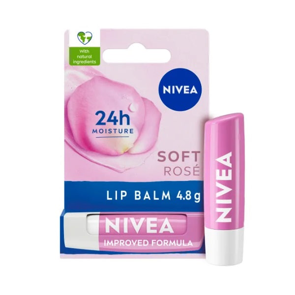 Nivea Soft Rose Lip Balm 4.8g