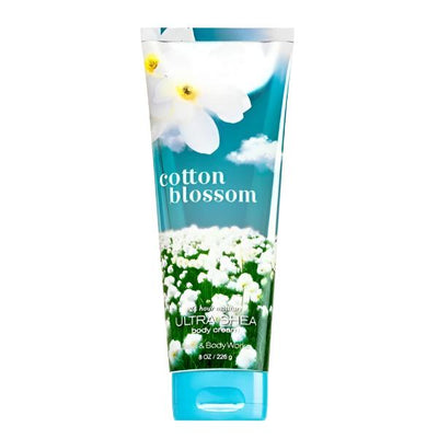 BBW Cotton Blossom Ultra Shea Body Cream 226g - Shams Shopping Centre Bath & Body Works  