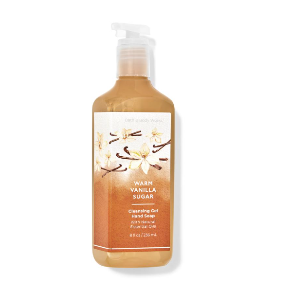 BBW Warm Vanilla Suger Cleasing Gel Hand Soap 236ml - Shams Shopping Centre Bath & Body Works  