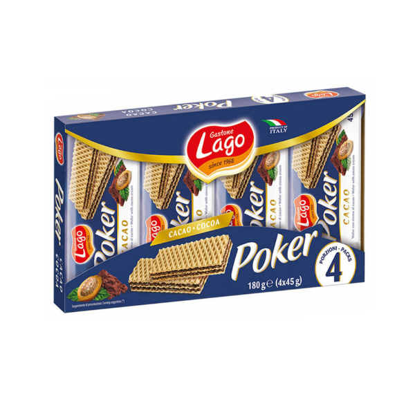 Lago Cocoa Wafers 4p 180g - Shams Shopping Centre Lago  