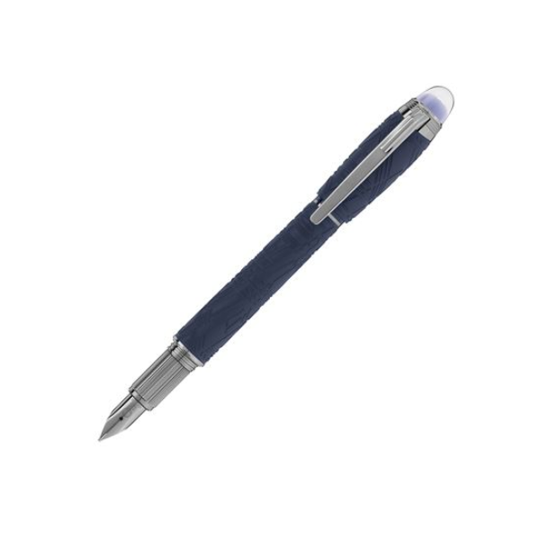 Montblanc Starwalker SpaceBlue Resin Fountain Pen-130211 - Shams Shopping Centre Mont Blanc  