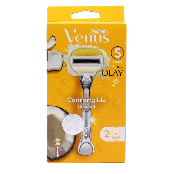 Gillette Venus Olay Plus Cocnut Scent Razor - Shams Shopping Centre Gillette  