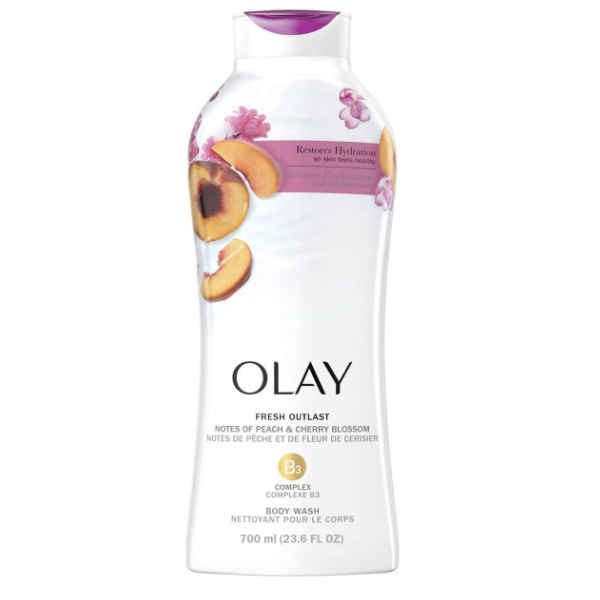 OLAY Peach & Cherry Blossom Body Wash 700ml