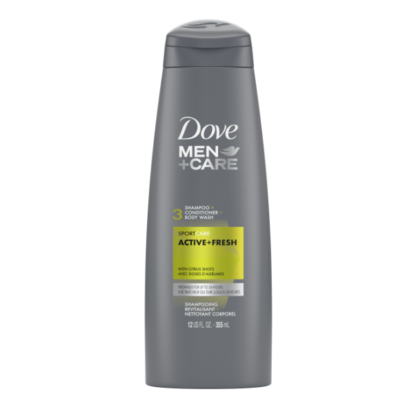 Dove Men +Care Sport Care Active Fresh Shampoo 355ml - Shams Shopping Centre Dove  