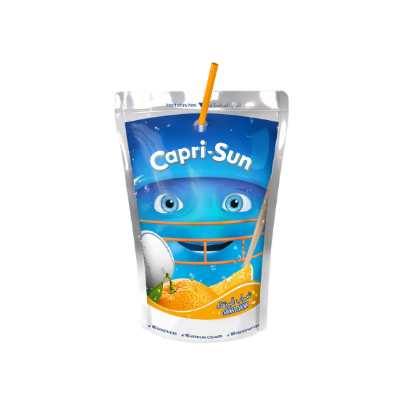 Capri Sun Orange Drink 200ml - Shams Shopping Centre Capri Sun  