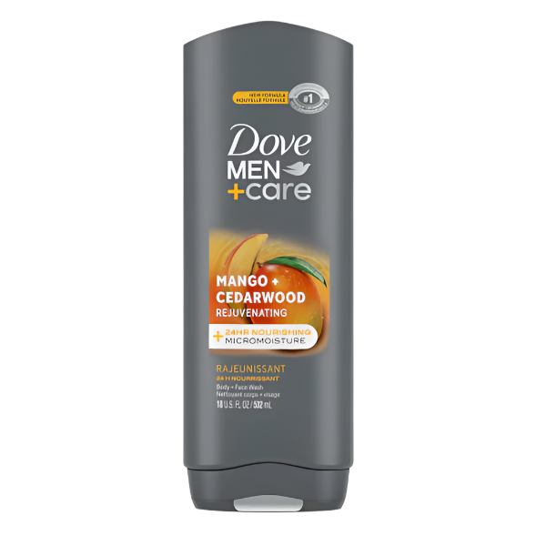 Dove Men +Care Mango Cedarwood Rejuvenating Body Wash 532ml