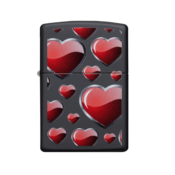 Zippo 218 412306 Hearts Design