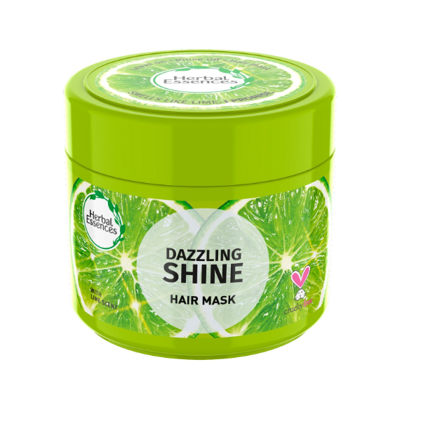 Herbal Essences Dazzling Shine Hair Mask with Lime Scent 300ml - Shams Shopping Centre Herbal Essence  