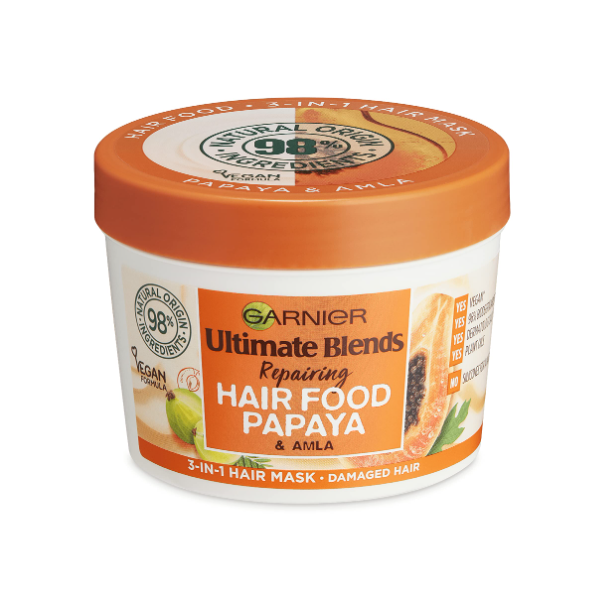 Garnier Ultimate Blends Repairing Papaya 3In1 Hiar Mask 400ml - Shams Shopping Centre Garnier  