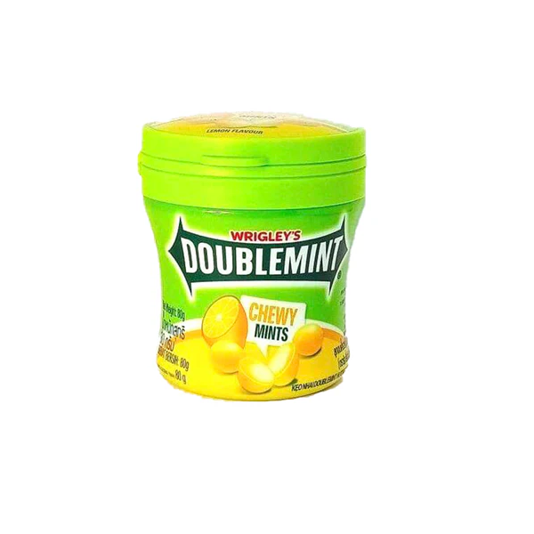 Wrigley Doublemint Chewy Lemon & Mint 80g - Shams Shopping Centre Wrigley'S  