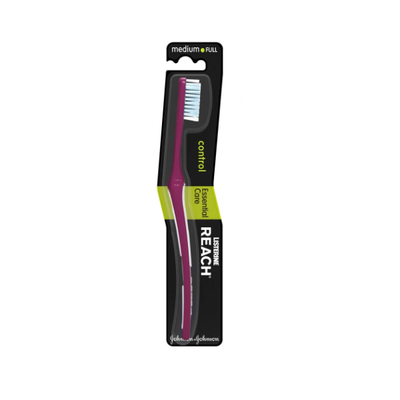 Reach Control Essential Care Medium Toothbrush - Shams Shopping Centre Reach Microbiome  