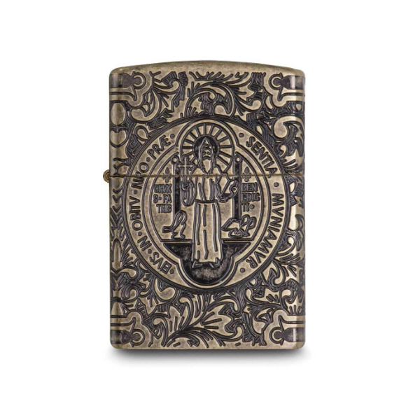 Zippo 29719 29561 St Benedict Design