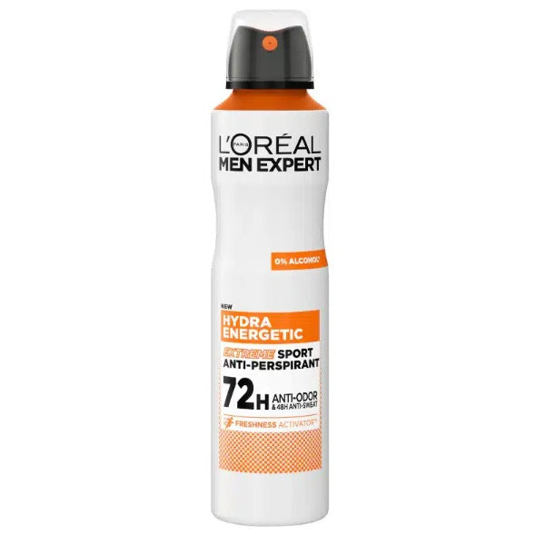 Loreal Men Expert Hydra Energetic Deodrent Spray 250ml - Shams Shopping Centre Loreal  