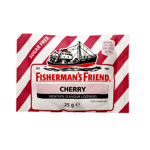 Fisherman's Friend Cherry Menthol Flavour Lozenges 25g - Shams Shopping Centre Fisherman'Friends  