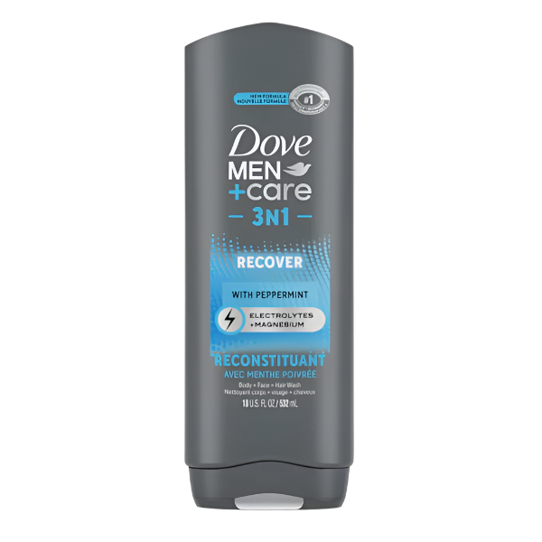 Dove Men +Care Recover With Peppermint Body Wash 532ml - Shams Shopping Centre Dove  