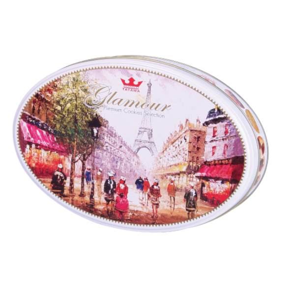 Tatawa Glamour Premium Cookies Tin 250g - Shams Shopping Centre Tatawa  