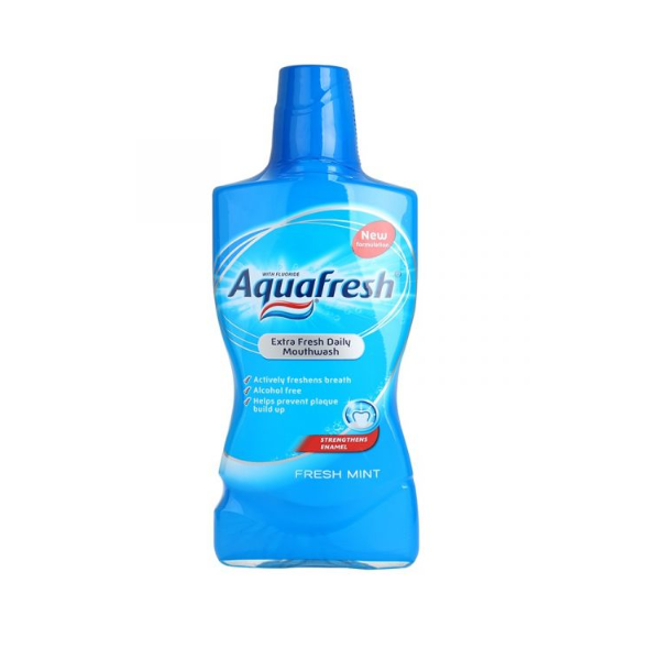 Aquafresh Extra Fresh Mint Daily Mouthfresh 500ml - Shams Shopping Centre Aqua Fresh  