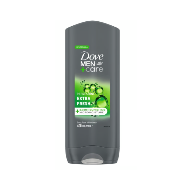 Dove Men +Care Refreshing Extra Fresh Body Wash 400ml - Shams Shopping Centre Dove  