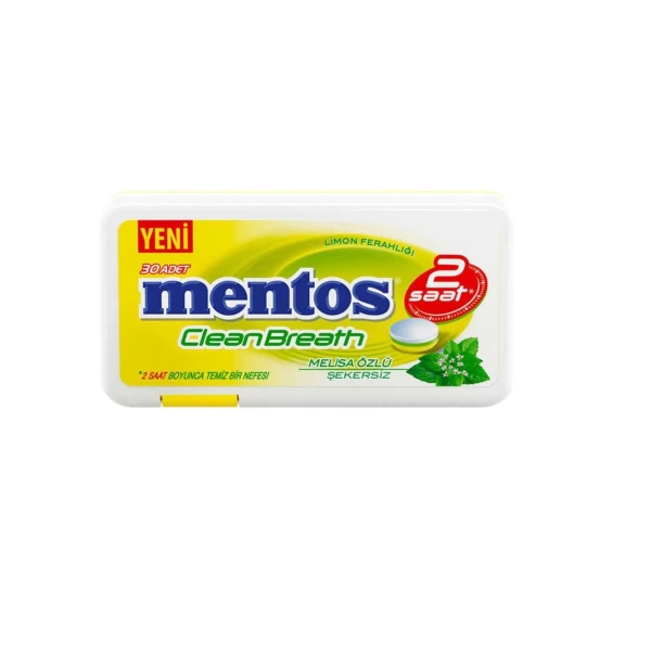 Mentos Clean Breath Lemon 21g - Shams Shopping Centre Mentos  