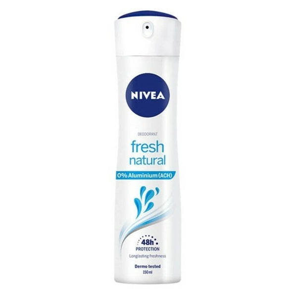 Nivea Women Fresh Natural 0% Body Spray 150ml - Shams Shopping Centre Nivea  