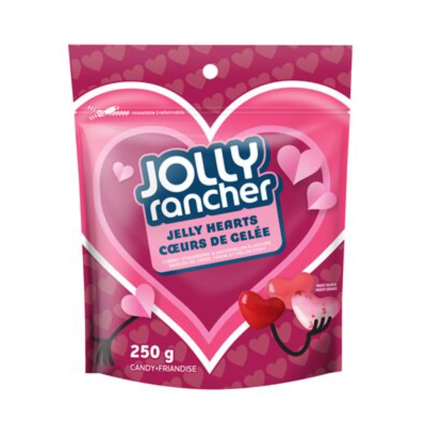 Jolly Rancher Jelly Hearts Candy 250g