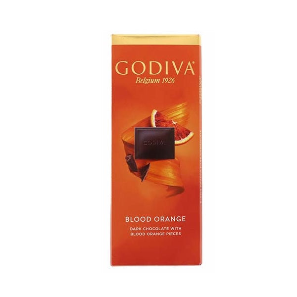 Godiva Blood Orange Dark Chocolate 90g - Shams Shopping Centre Godiva  