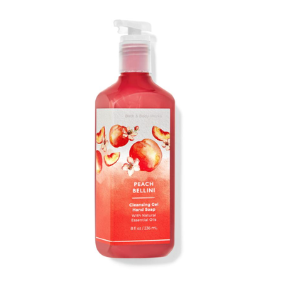 BBW Peach Bellini Cleansing Gel Hand Soap 236ml - Shams Shopping Centre Bath & Body Works  