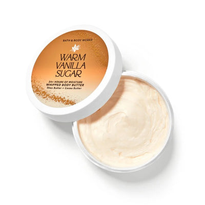 BBW Warm Vanilla Sugar Whipped Body Butter 185g - Shams Shopping Centre Bath & Body Works  