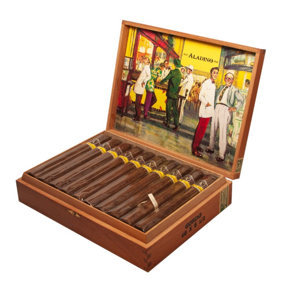 Aladino Gordo Corojo 60x6-1/2 Cigar (Single Cigar)