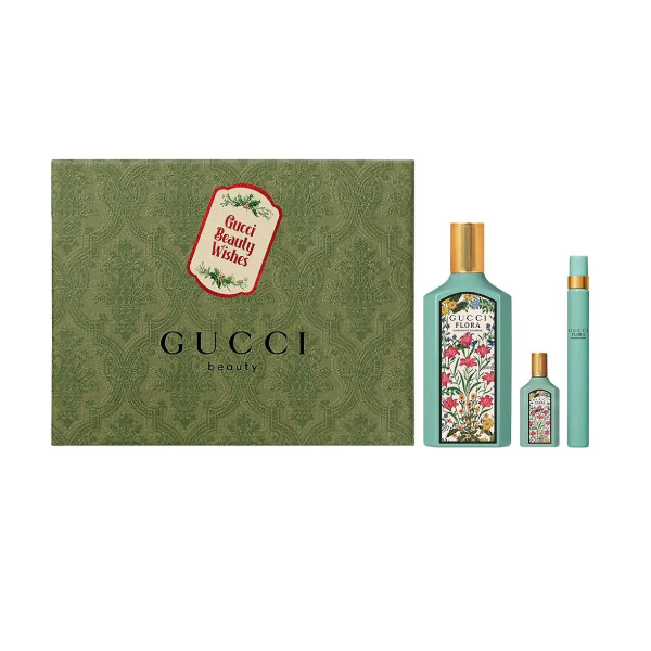 Gucci Flora Gorgeous Jasmine 3p Gift Set - Shams Shopping Centre Gucci  