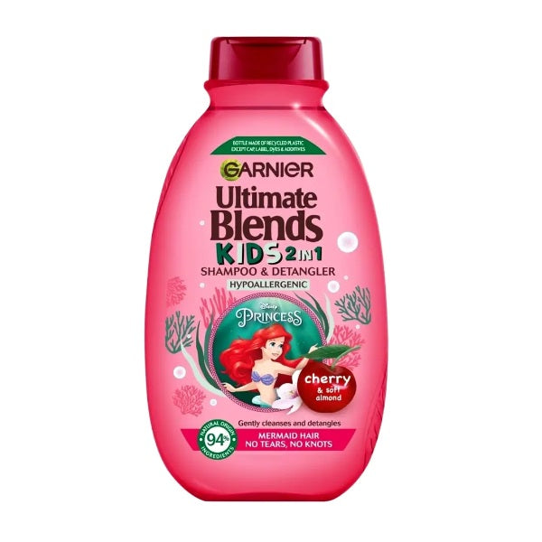 Garnier Ultimate Blend Kids 2In1 Princess Shampoo 250ml - Shams Shopping Centre Garnier  