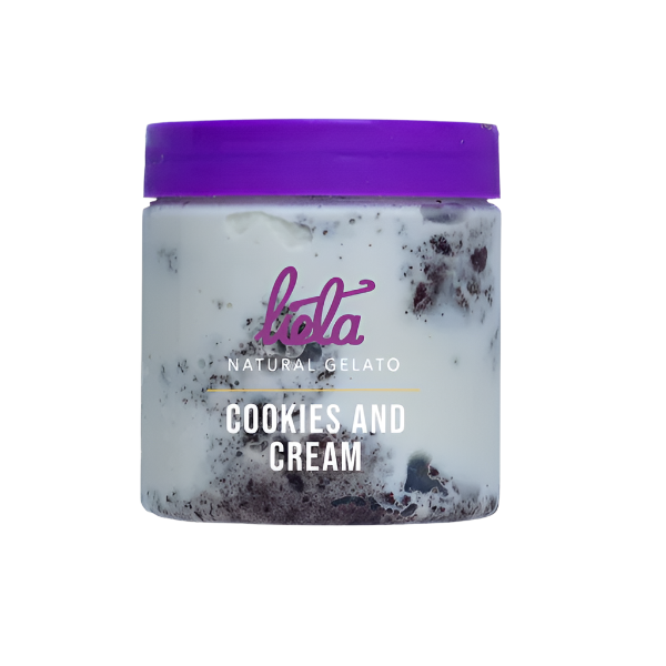 Lieta Gelato Cookies & Cream Ice Cream 495ml