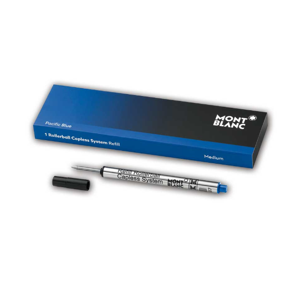 Montblanc Rollerball Capless System Refill Pacific Blue - Shams Shopping Centre Mont Blanc  