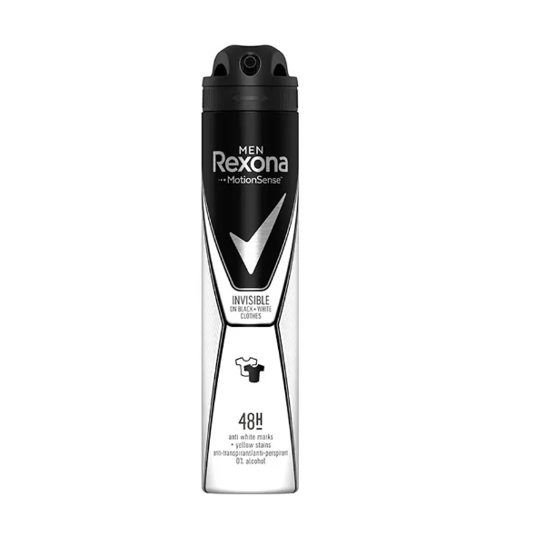 Rexona Men Invisible Black+White Clothes Aqua Body Spray 200ml