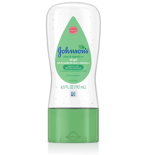 Johnson's Baby Oil Gel Alovera & VE 192ml - Shams Shopping Centre Johnsons  