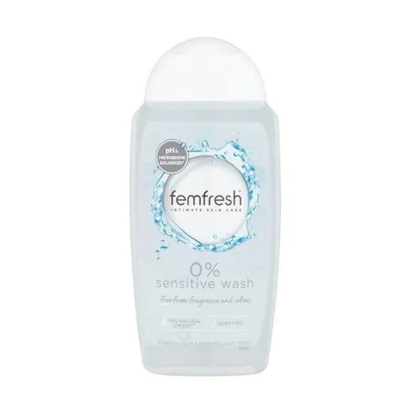 Femfresh Intimate 0% Sensitive Body Wash 250ml - Shams Shopping Centre Femfresh  