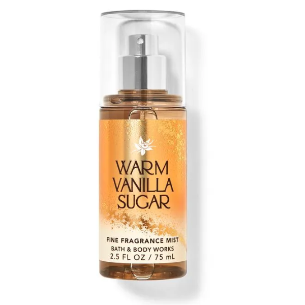BBW Warm Vanilla Sugar Fragrance Mist 75ml - Shams Shopping Centre Bath & Body Works  