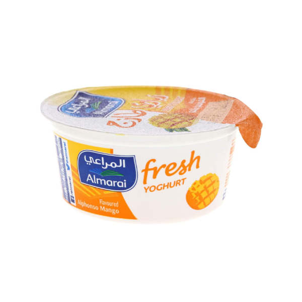 Almarai Fresh Mango Flavoured Yoghurt 150g - Shams Shopping Centre Almarai  