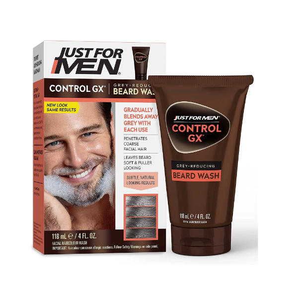 Just For Men Control GX Gray-Reducing Beard Wash 118ml - Shams Shopping Centre Just For Men  