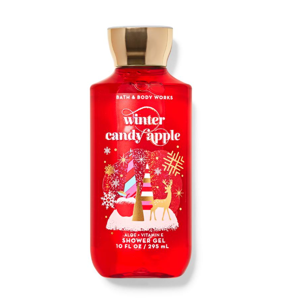 BBW Winter Candy Apple Shower Gel 295ml - Shams Shopping Centre Bath & Body Works  