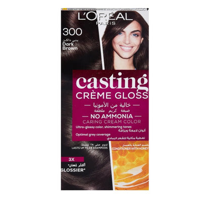 Loreal Casting creme gloss 300 dark brown - Shams Shopping Centre Loreal  